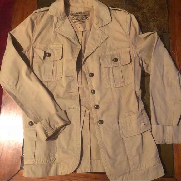 Vtg Banana Republic Safari Jacket 